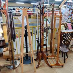 【愛品倶楽部柏店】秋田木工 (AKIMOKU) 曲木 傘立て付きポールハンガーの画像