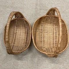 野菜　果物　いけばな　等のカゴの画像
