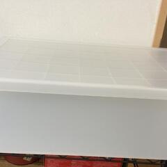 無印良品　フタ付きケースの画像