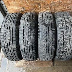 バリ山　YOKOHAMA ヨコハマ　IG60 165/60R15 スタッドレス　タイヤ　2021年製　15インチの画像