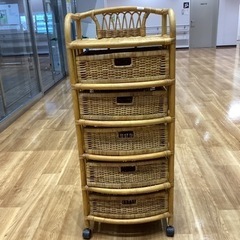 ラタンチェスト【町田市再生家具】241995