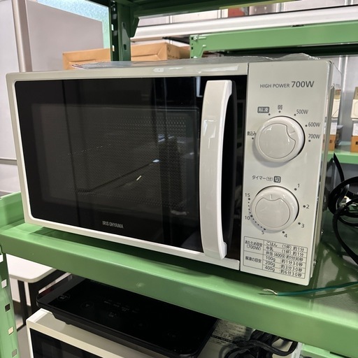 【60Hz専用】IRIS OHYAMA  アイリスオーヤマ 電子レンジ IMG-T177-6-W 2022年製