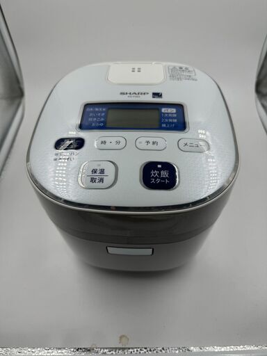 SHARP　炊飯器　3合炊き　2015年式　動作確認済み　KS-F5E2-KB