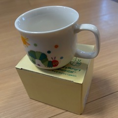 未使用品 はらぺこあおむし こどもマグカップの画像