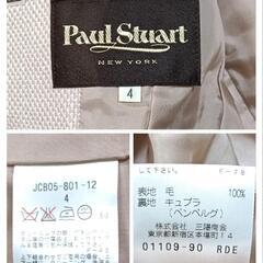 ポールスチュアート スーツスカートセットアップ シングル 比翼ボタン ピンク 4 M レディースの画像