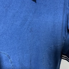 フード付デニムワンピース4Lの画像