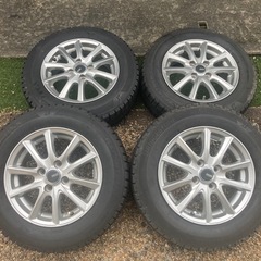 スタッドレス アルミホイールセット 中古4本 175/70R14 アクア