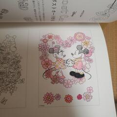 ディズニー塗り絵セットの画像