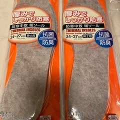防寒中敷　紳士用　3足分の画像
