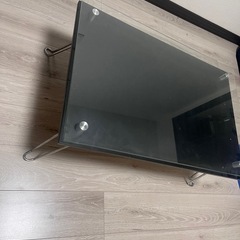 ガラステーブル　ダイニングテーブル　サイドテーブル　オシャレの画像