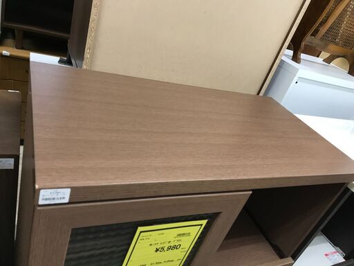 ニトリ キッチンカウンター キッチンボード 食器棚 コンパクト NITORI 幅75cm おしゃれ ブラウン 北欧 新生活 一人暮らし