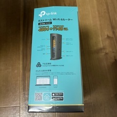 新品wi-fiルーター  　TP link 
AX 6000新品未開封の画像