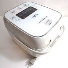 新札幌 Haier 炊飯器 JJ-M32A 3合炊き 2021年製 ホワイト No.2894の画像