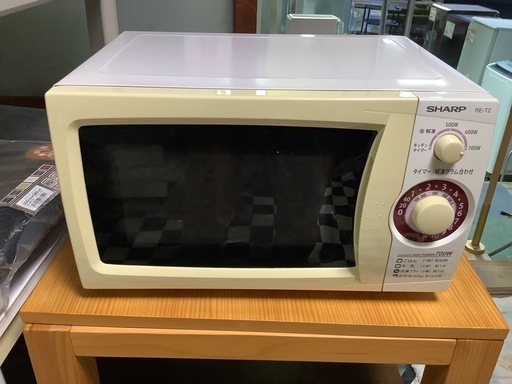 【リサイクルサービス八光】2015年製　シャープ　 電子レンジ 　西日本 60Hz専用　 20L RE-T2-W6　 ホワイト