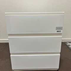 ニトリ 引出 Nインボックス A4 奥深 3段（ホワイト）