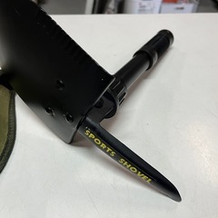 MULTI-PURPOSE ミリタリーショベル No.3 ケース付 スポーツショベル 折りたたみスコップ ツルハシ 中古品 ③の画像