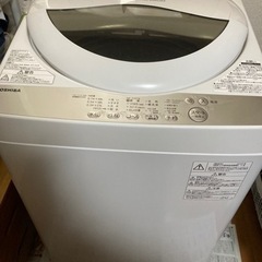 TOSHIBA 東芝 洗濯機 5kg AW-5G6 2019年製