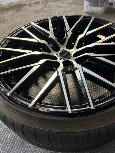 明日まで限定シュタイナー20インチ　タイヤホイール4本セット　（タイヤ:ECO SPORT2)