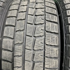185/65R14 ダンロップ 冬タイヤ バリ溝 2018年製造 4本の画像