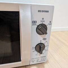 お届け無料🆓IRISOHYAMA/アイリスオーヤマ電子レンジ19年式美品17L ターンテーブル①の画像
