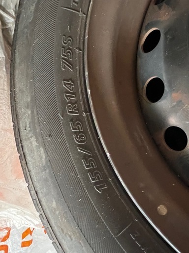 155/65r14 サマータイヤホイールセット