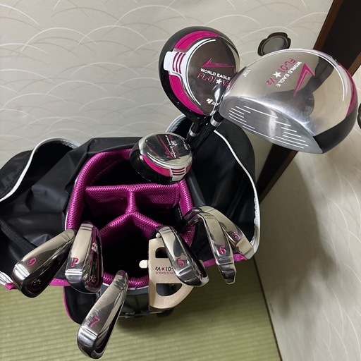 【11/4まで限定価格】WORLD EAGLEクラブ&Callaway&シューズボールセット