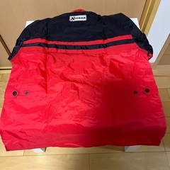 バイクの雨具　防寒　レインコート　上下【美品】の画像