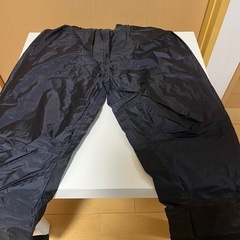 バイクの雨具　防寒　レインコート　上下【美品】の画像