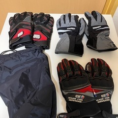 バイクの雨具　防寒　レインコート　上下【美品】の画像