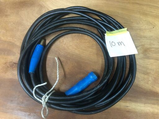 ☆彡⑤新品!!!電気溶接・アーク溶接・キャブタイヤケーブル・延長ケーブル・ジョイント付き１０m！電動工具!!!現場用品!!!業務用!!!職人用!!!鉄鋼所！