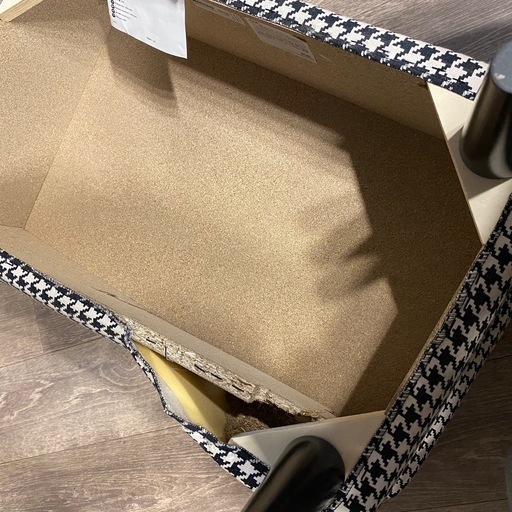 IKEA ストランドモン ソファ オットマン付き 千鳥格子柄 STRANDMON イケア 