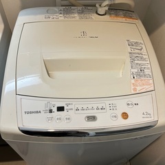 TOSHIBA 全自動洗濯機4.2Kg AW-42ML