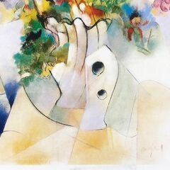 ダン・パルトゥシュ静物画・印刷物DP-335　DAN PARTOUCHE　美術品、インテリアコレクション模写の画像
