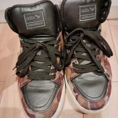 【alb by Albiceleste】迷彩 ハイカットスニーカー 26.5cmの画像