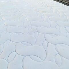 【ジモティ限定特価】 【タンスのゲン】 ダブルサイズベッド すのこフレーム マットレス セット N0430Gの画像