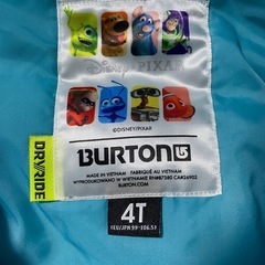 BURTON ウェアの画像