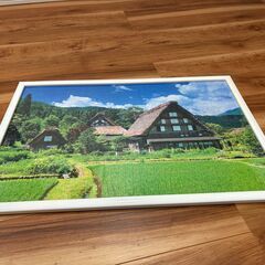 飛騨白川郷の美しい風景！完成済みジグソーパズル