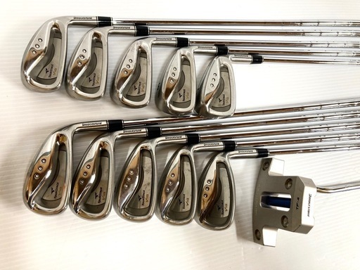 【SOLD OUT】◆BRIDGESTONE TourStage ViQ◆ゴルフクラブ 全14本セット＋ 美品 Mizuno キャディバッグ付き