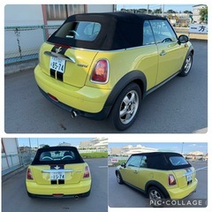 ミニクーパー　コンバーチブル  車検長い　程度良いですの画像