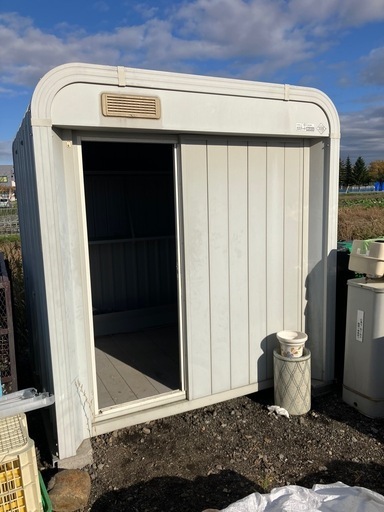 札幌市☆日江金属/カスケードセリエス/物置/ガレージ/引き戸/W2000mm×奥行1850mm/近郊格安自社配送♪