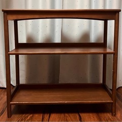 emo 
オープンラック 3段 木製 幅 75cm 