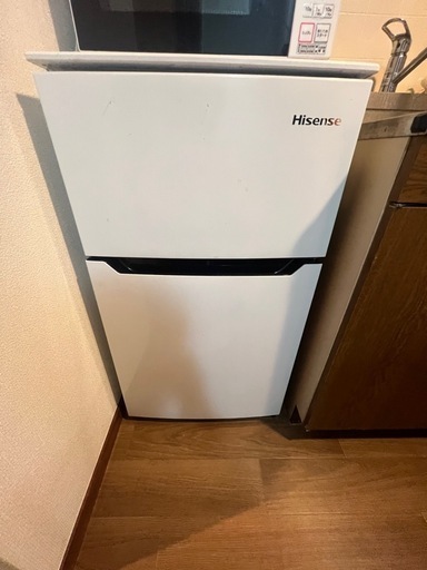 冷蔵庫　Hisense　HR-B91HW