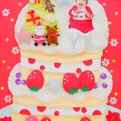 12月3.5日クリスマスケーキ＆雪の妖精おひるねアート撮影会★
