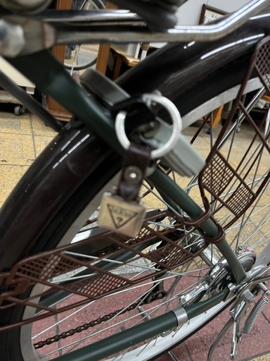 シティーバイク　自転車　変速付き　オートライト