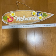 ハワイアン雑貨 サーフ型ウェルカムボードの画像