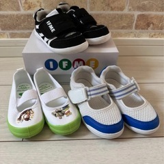 スニーカー 上履き シューズ 4点セット