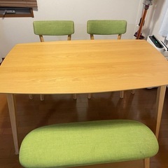 関家具 ピングー　ダイニング4点セットの画像