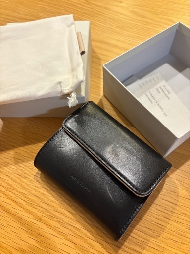 財布 Hender Scheme bellows wallet black