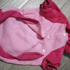 犬服ドッグウエア パーカー 帽子付き 裏起毛の画像
