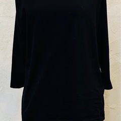 取り引き終了しましたm(_ _)m  　袖七分丈黒Tシャツの画像